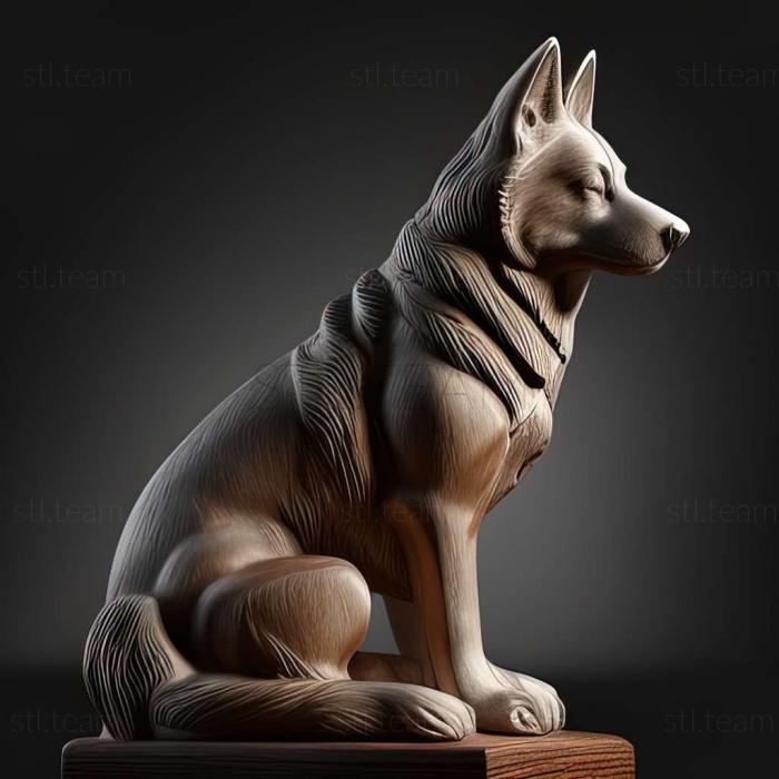 3D model Northern Inuit dog (STL)